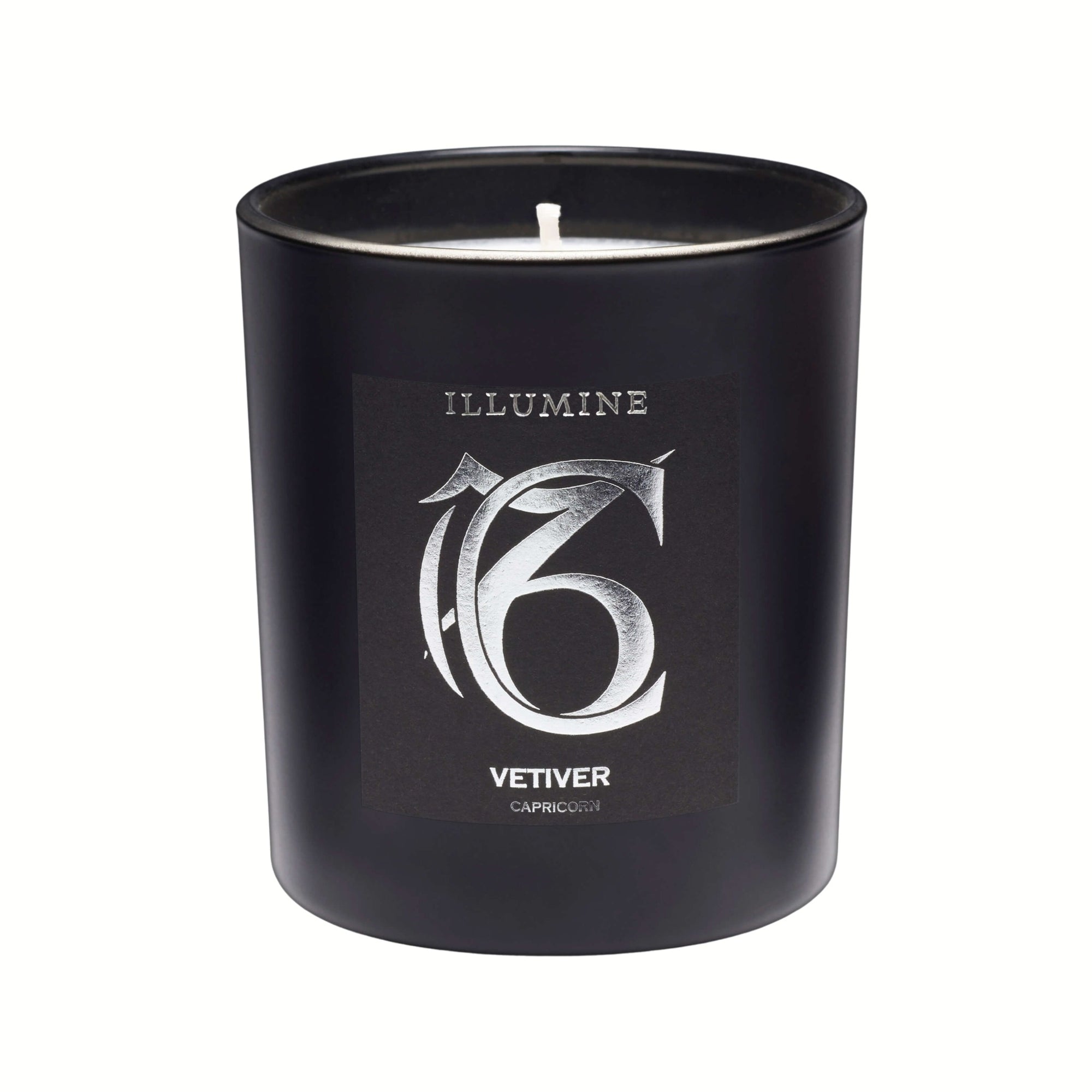 Illumine Capricorn Candle on Grey for Reasoning