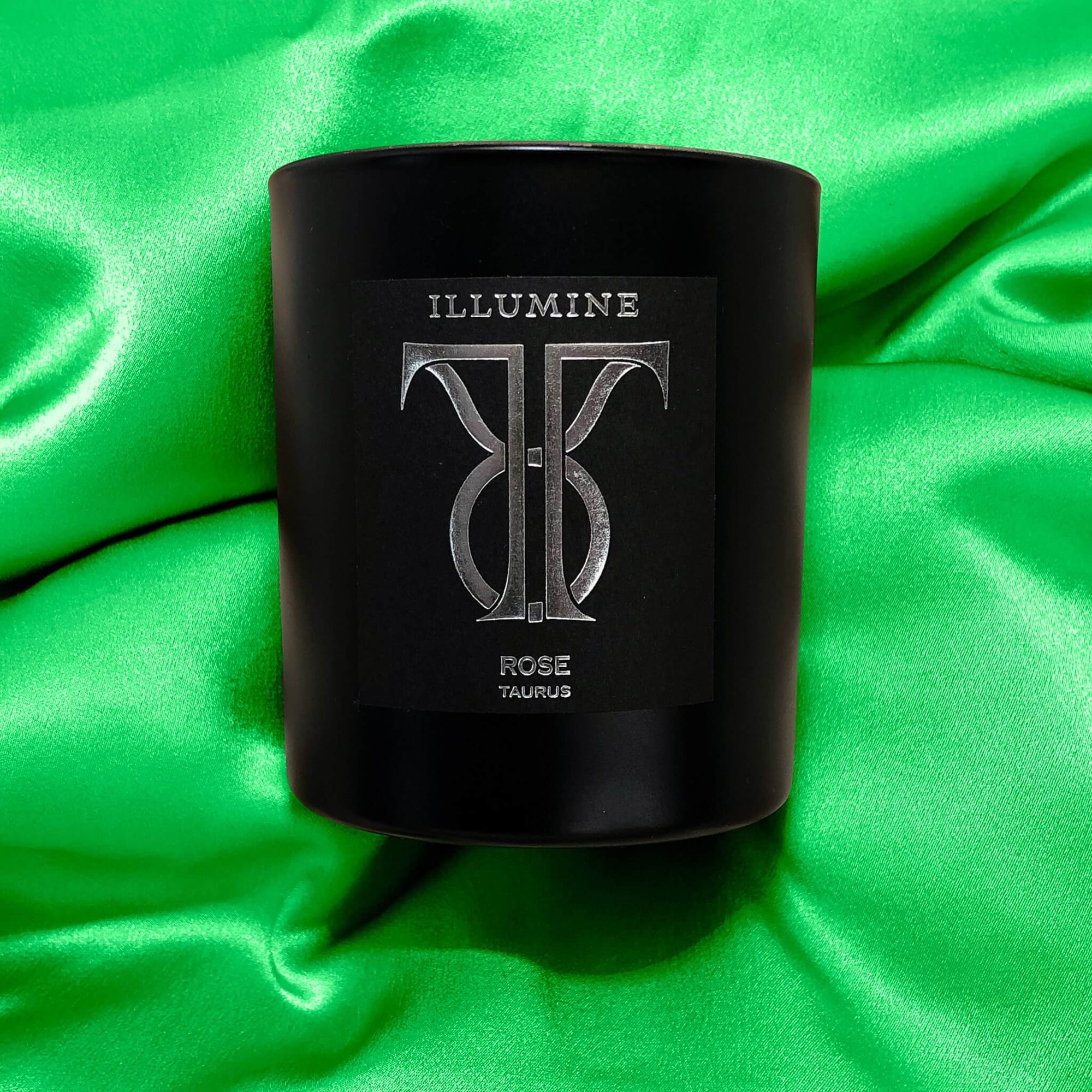 Illumine Taurus Candle on Fresh Green for Loyality